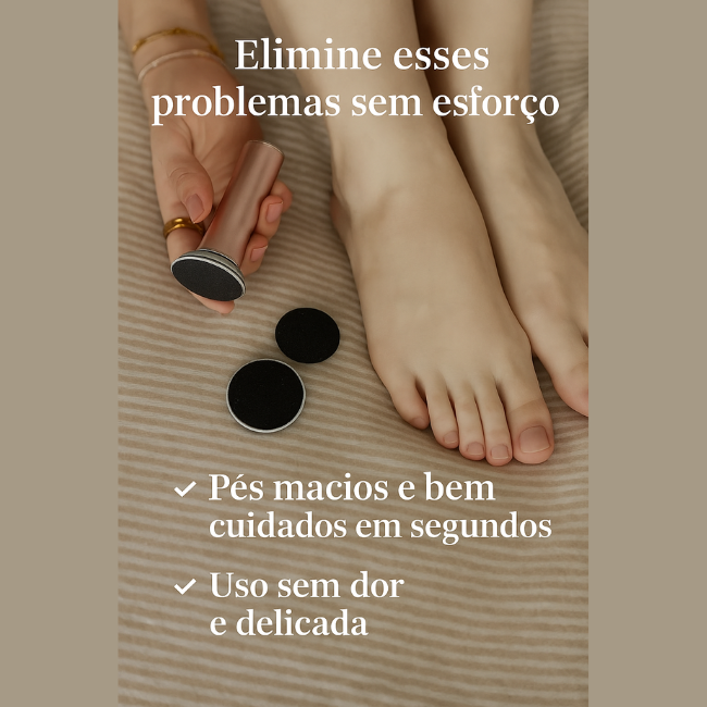 O essencial para pés suaves - Kit de beleza para pés
